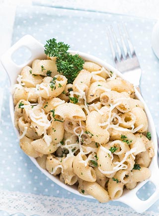 Garlic Bread Crumb Pasta 